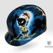 ‘Marvin the Martian’ Snowboard helmet designed and airbrushed by Ian Johnson