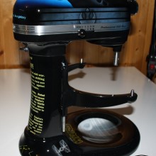 Star Wars themed Kitchen Aid mixer designed and airbrushed by Ian Johnson for Telus