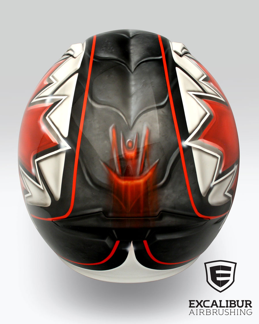 ‘Future of Bobsleigh’ Helmet designed and airbrushed by Ian Johnson for